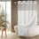 Rideau de douche Ramjani Waffle Weave