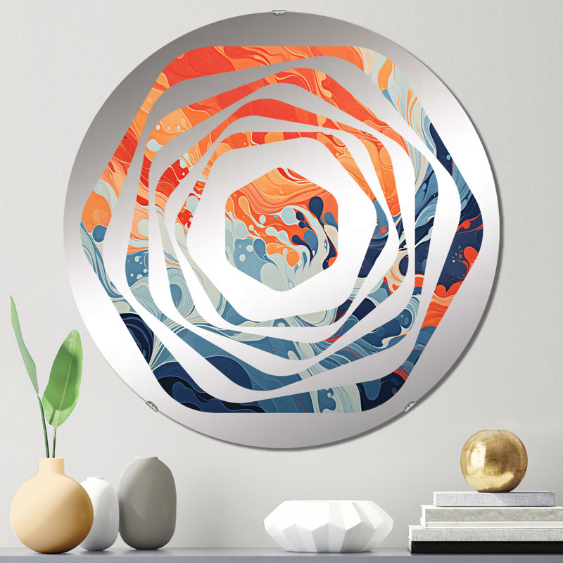 Baljinder - Amorphe Decorative Mirror, 31.4" x 31.4"
