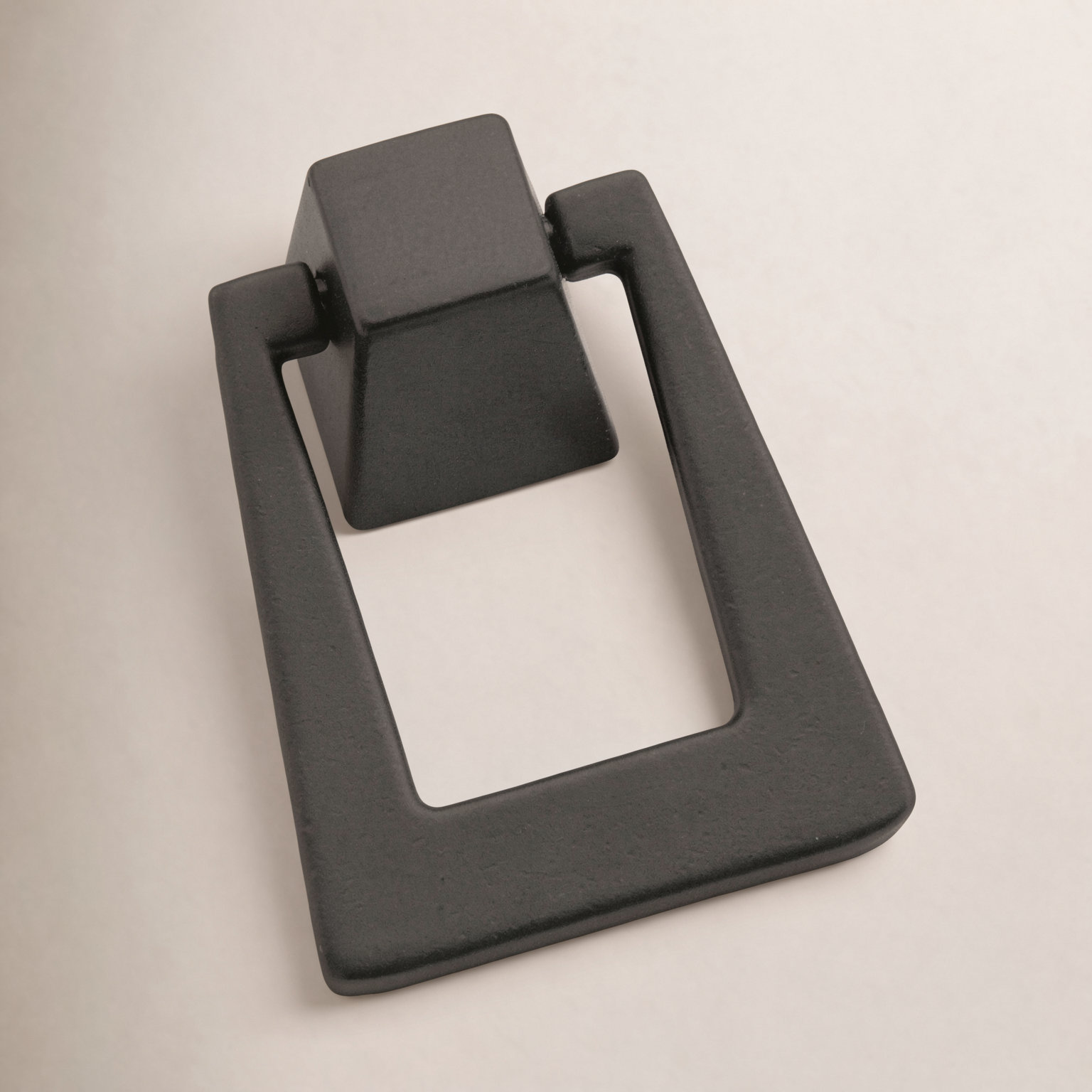Blackrock Ring Drawer Pull, Black Bronze