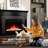 Freestanding Electric Fireplace with Remote-1272029732