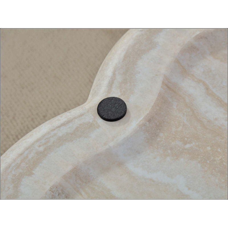 Table basse en faux marbre Clover