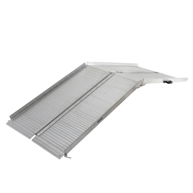 Winado Metal Portable Ramp, 15.16" W x 42.13" L x 9.26" H
