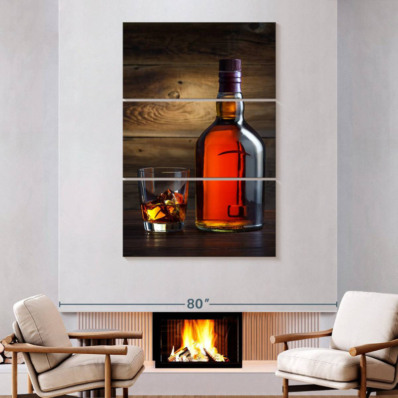 Yarlin Whiskey Bottle, 74" H x 48" W