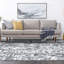 Tapis abstrait gris-755280233
