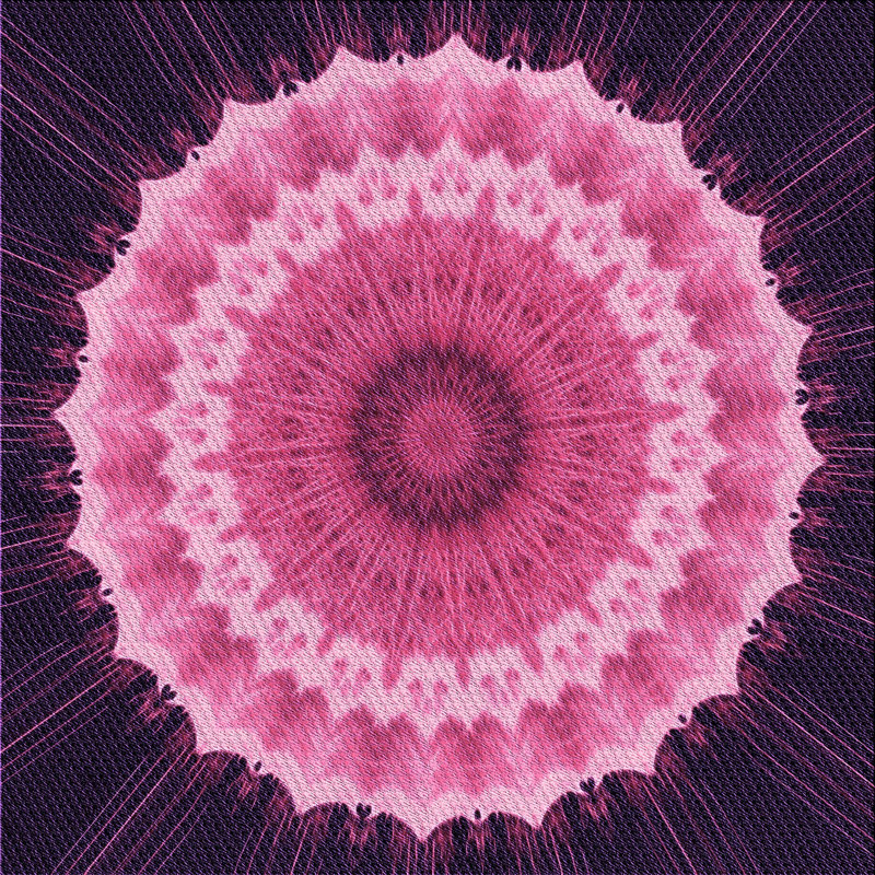 Floral Indoor Rug, Square 4'