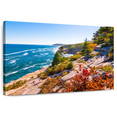 Gillard Maine Coastline Cliff