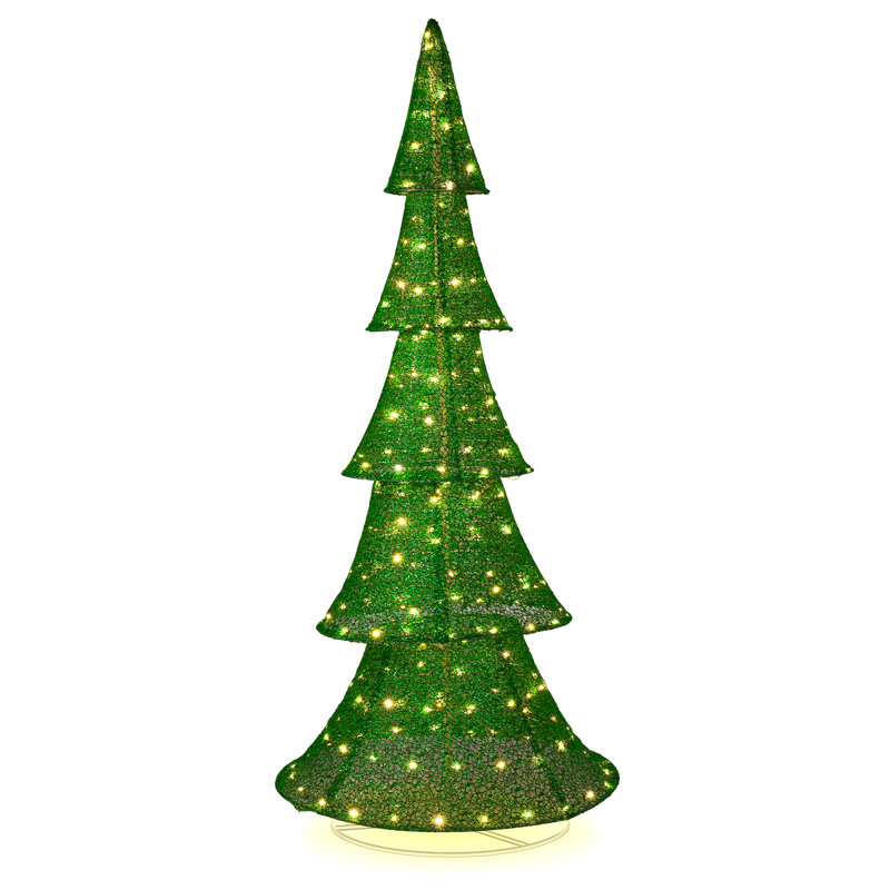 Décoration de Noël arbre de Noël éclairé 6 pi