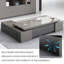 70.87"Modern Minimalist Grey L-shaped Desk-1251296425