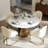 Teferi Modern Luxury Dining Chair, PU Leather Upholstery, Stainless Steel Base-146141832-146141833