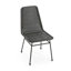 Chaises de salle à manger brun foncé (ensemble de 2)