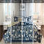 Édredon en coton 7 pièces de style reine bleue