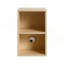 Meuble-lavabo mural 60 po avec lavabo d'art en céramique et 1 tablette de rangement, porte à fermeture en douceur