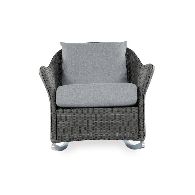 Weekend Retreat Outdoor Rocker Chair, Fife Aruba, Mink