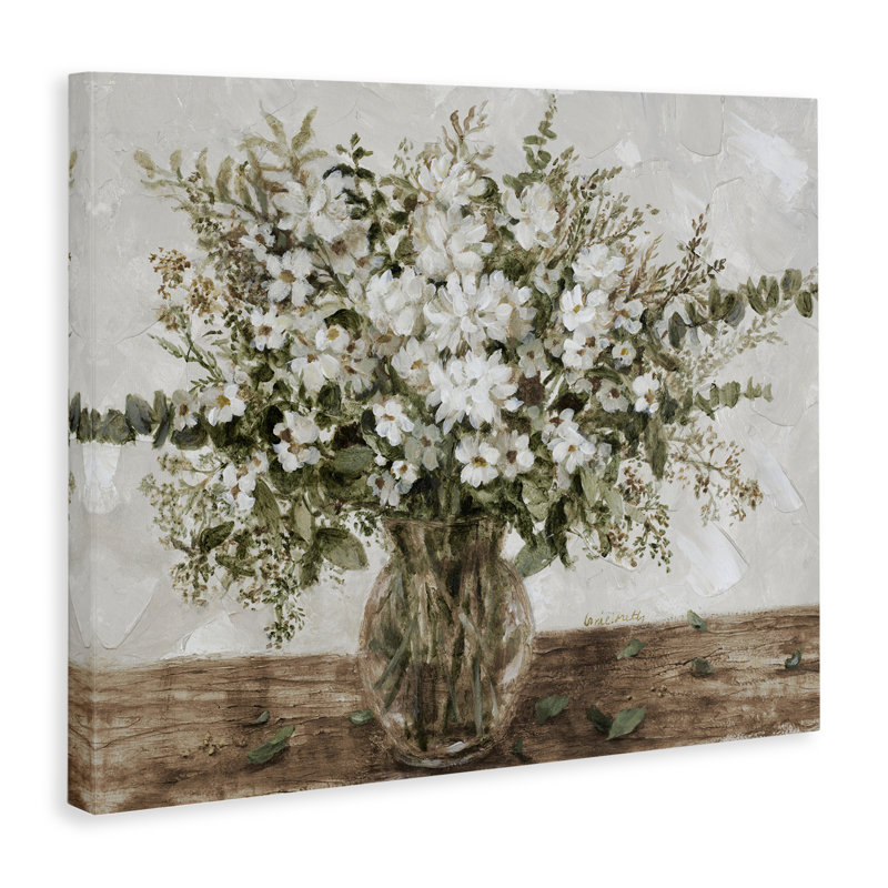 Art mural sur toile Romance in Bloom, design par Lanie Loreth, H 16 po x l 20 po
