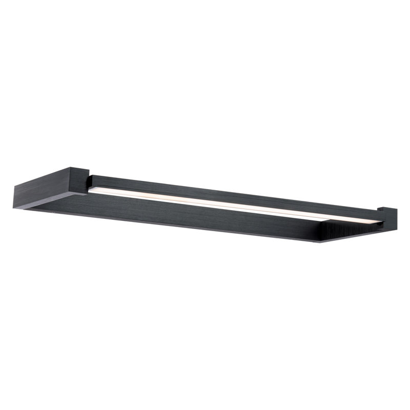 Applique murale à DEL 1 lumière Lune, Noir, H 1,625 po x l 10 po x P 27 po