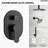 Ceiling Mount High-Pressure Rainfall Shower Faucet, Dual Showerheads System with Rough-in Valve, Handheld Shower-95466164