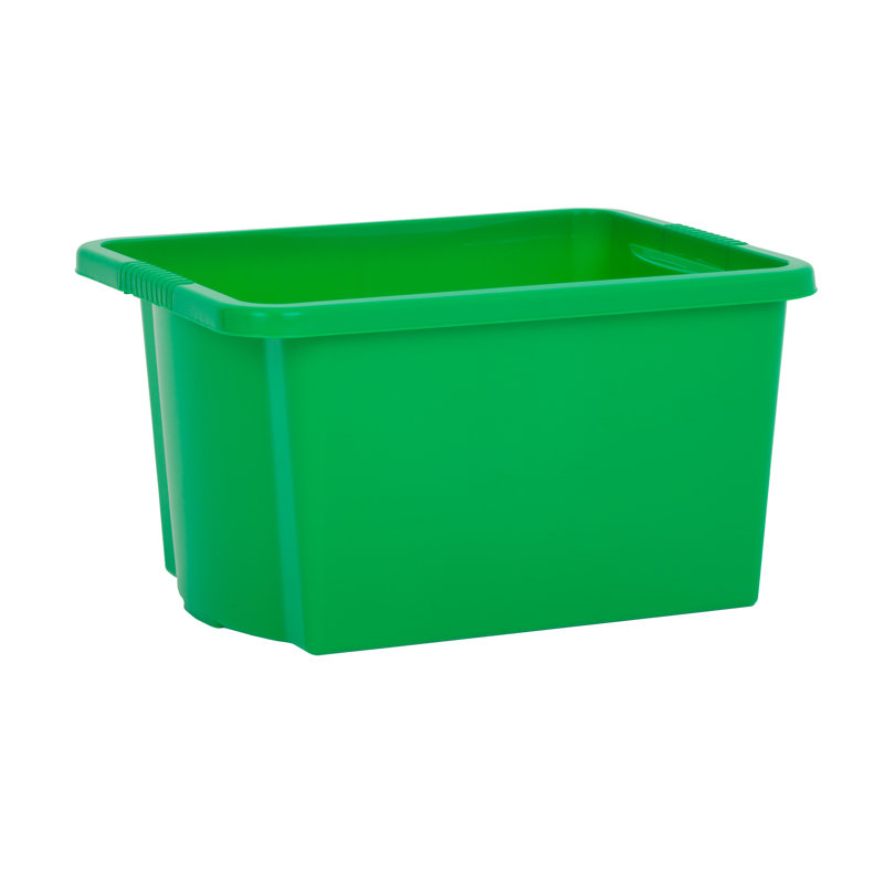 Stack & Store Box, 30 qt, Green