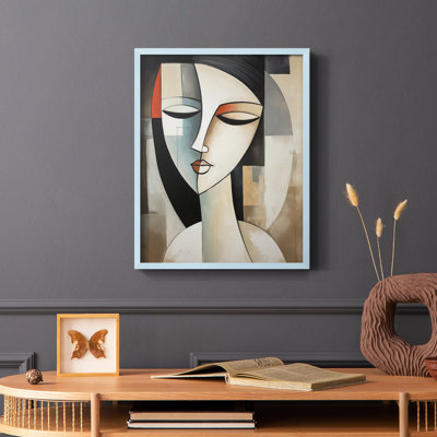 WOMEN Series XCVI - reproduction encadrée de qualité supérieure - prête à être accrochée - aucun clou requis