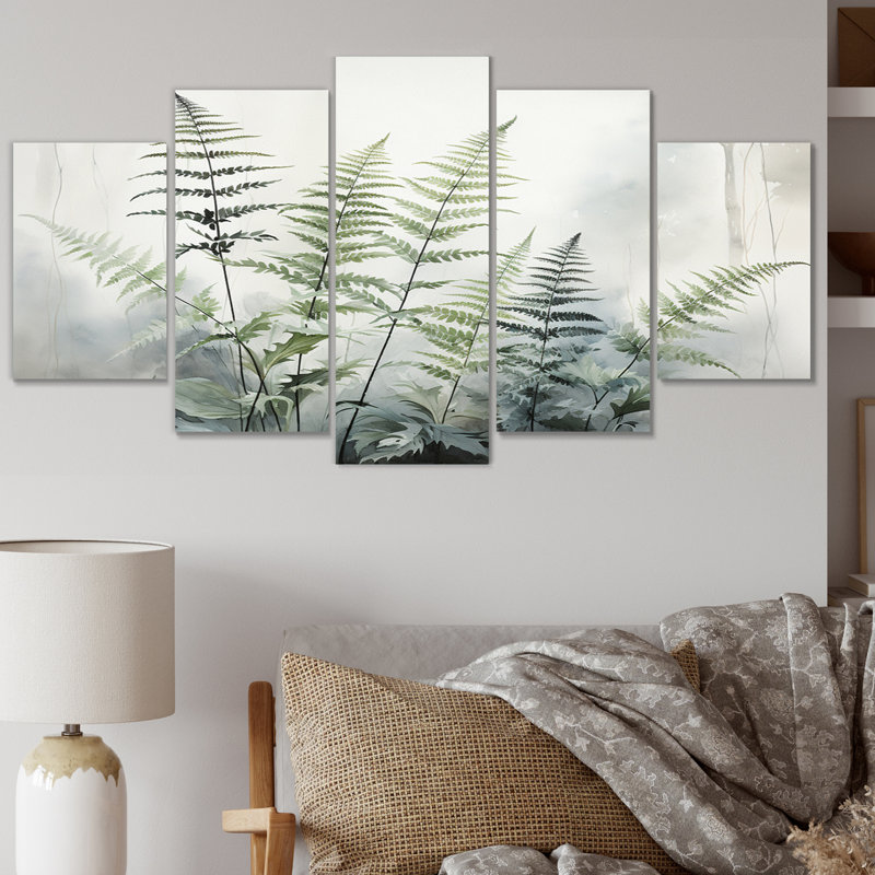 Ferns Silver Whispers II Plants & Flowers Wall Decor