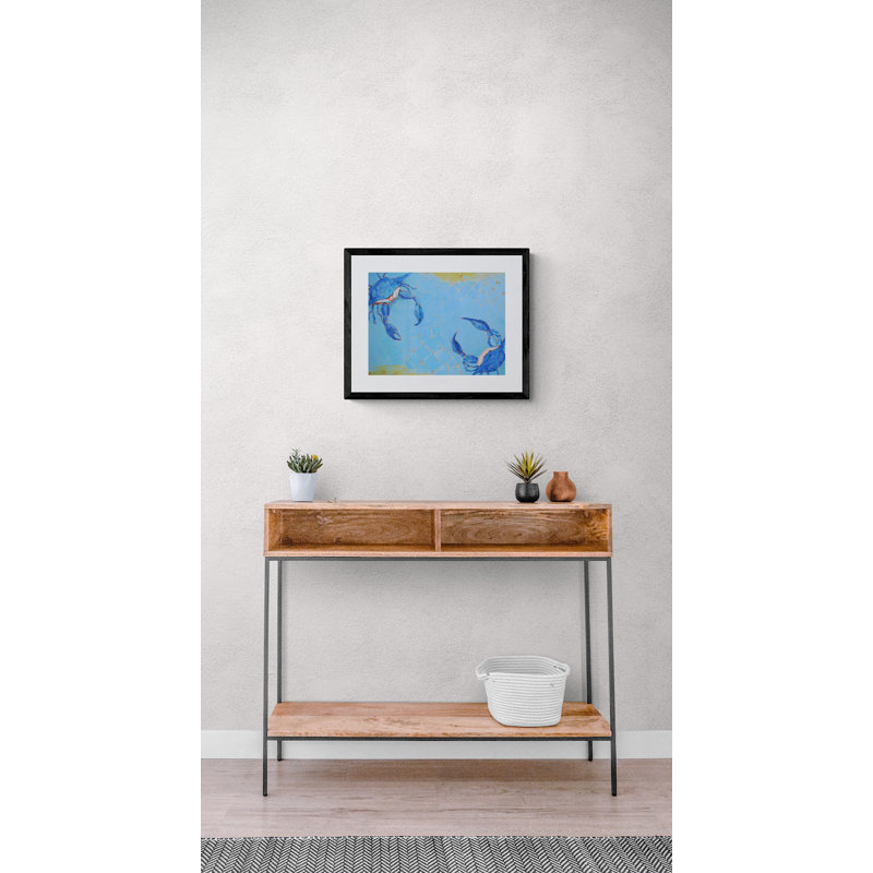 Blue Crabs Print by Phyllis Adams, 17.25" H x 21.25" W
