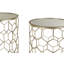 Gannaway Glass Top Frame Nesting Tables