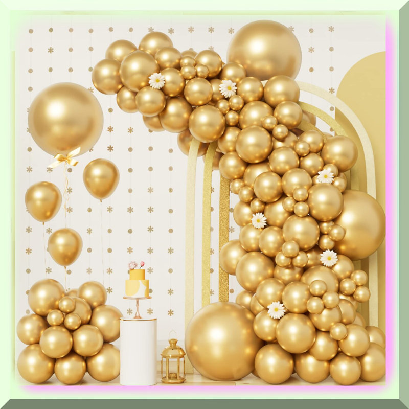 Glitter 5th Birthday Party Banner