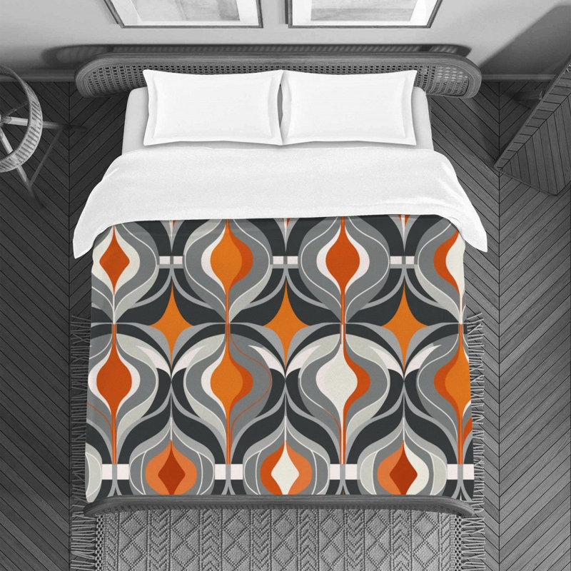 Funky Abstract Duvet Cover, Twin Duvet Cover