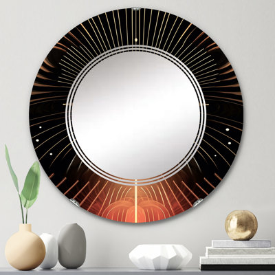 Fyztimmons - Miroir mural moderne rond