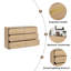 Commode 6 tiroirs Modern Modern