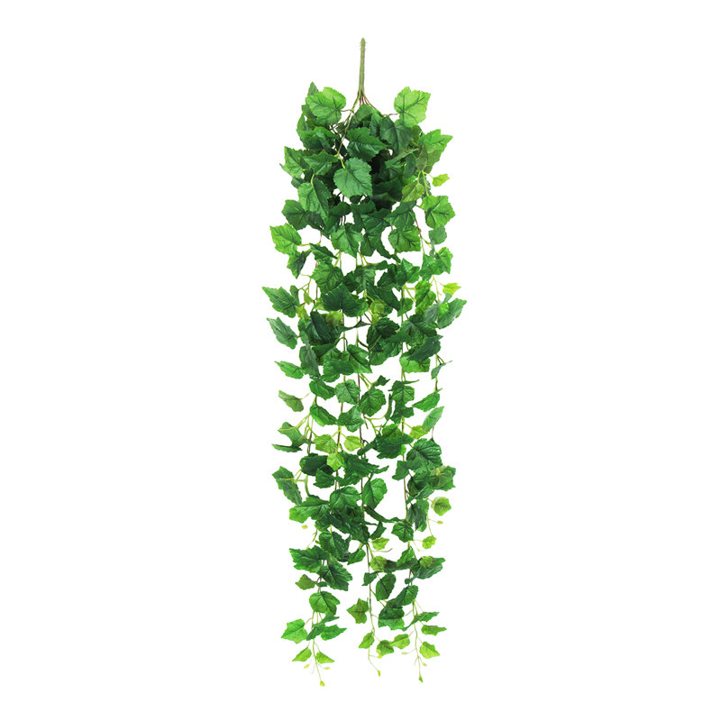 Artificial Grape Leaf Ivy Hanging Plant, 51" H x 12" W x 6" D