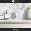Robinet pour salle de bain à poignée simple avec drain Kree Sweep - nickel brossé-36865956
