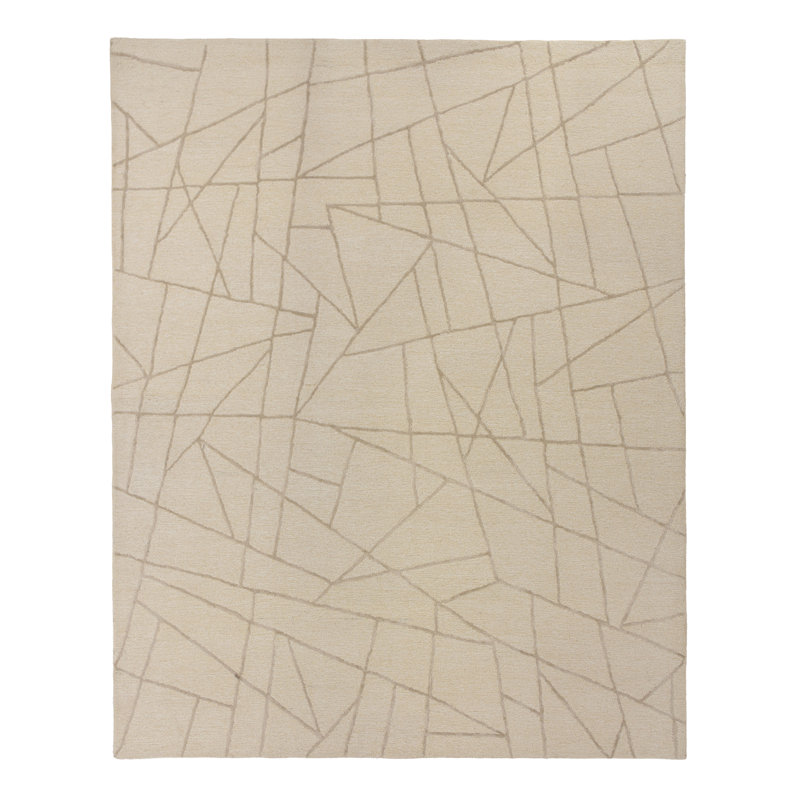 Tapis en laine / tencel touffeté à la main, 8'9" x 11'9"