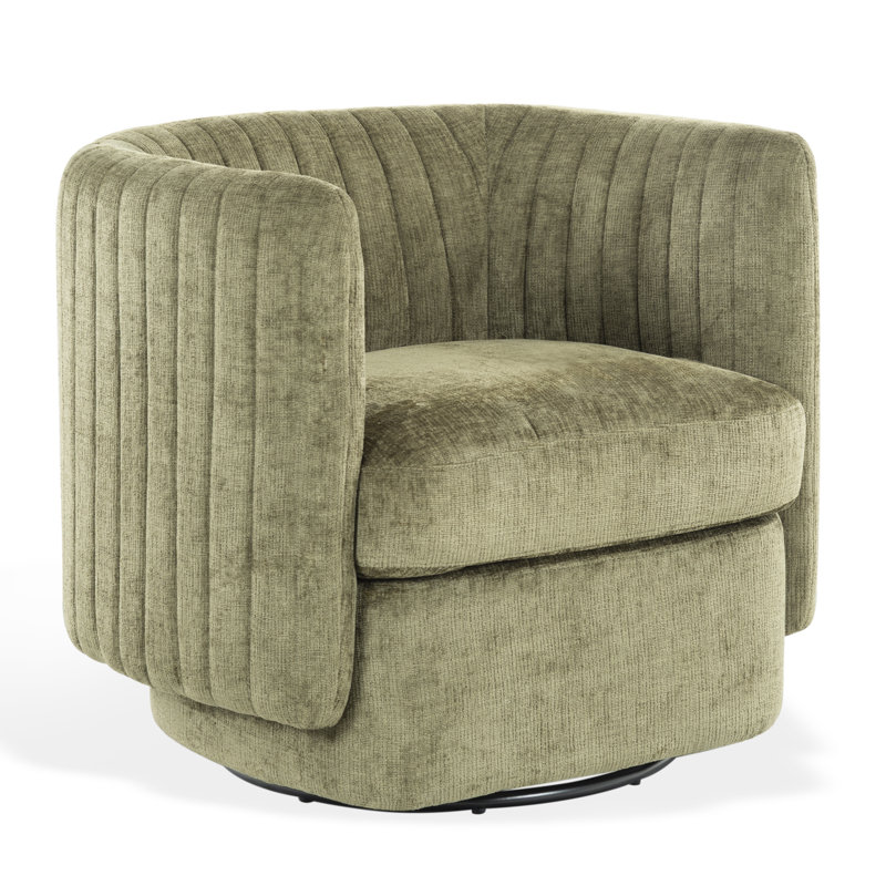 Fauteuil pivotant Julibrielle, Vert olive