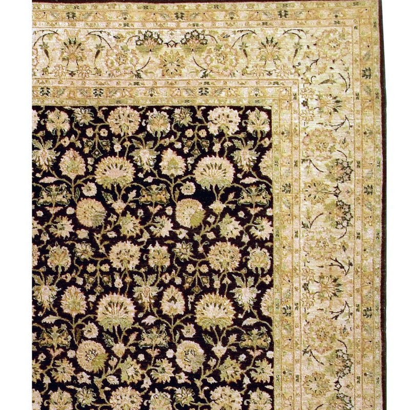Wool Oriental Area Rug, Rectangle 4' x 6'