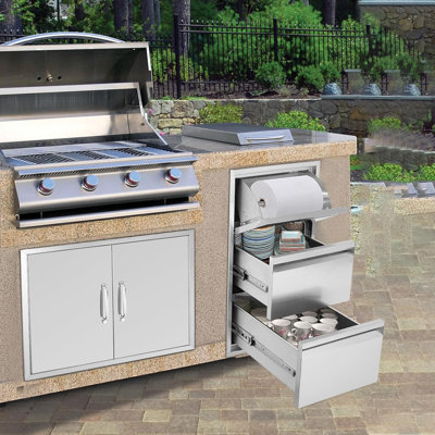 Bbq Outdoor Kitchen Drawer W17 X D21 X H30 Inch