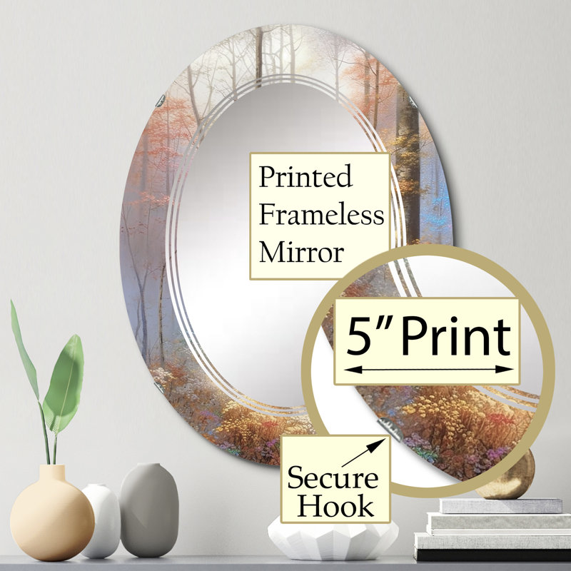 Miroir mural Priah, 30 po x 20 po