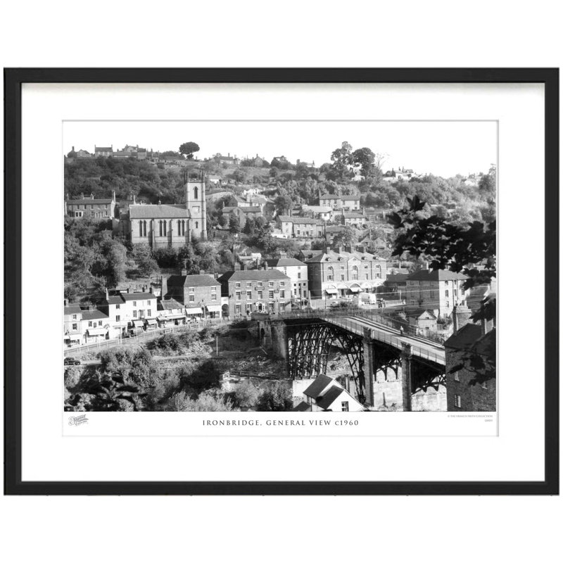 Ironbridge, General View C1960 by Francis Frith - Single Picture Frame Print, 28cm H x 36cm W x 2.3cm D