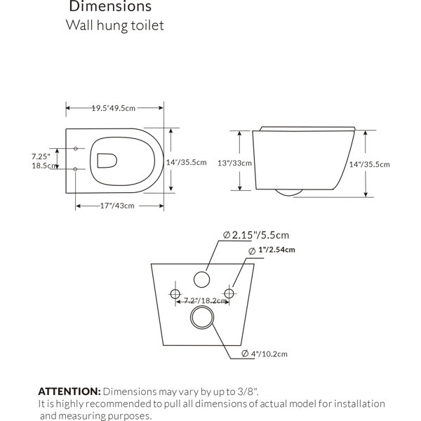 Product Dimensions