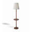 Lampe sur pied avec colonne et table d'appoint Traditional