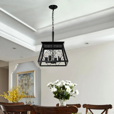Salle à manger 4 - Noir, rouille, chaîne réglable, lampe de style rétro, aucune ampoule fournie noire pour la salle à manger, corrosion, longueur de la chaîne, ambiance, non incluse