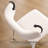 Modern Minimalist Dining Chair, Beige Upholstered Fabric Chair With Splayed Steel Frame And Foam Cushion​​-1689115917
