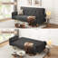 Tufted 3 Seater Sofa Bed-10360755