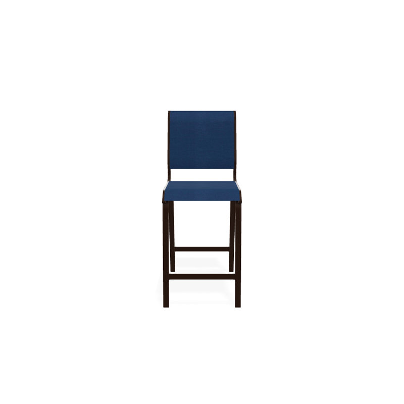 Tabouret de bar 26 po Holna, Cobalt 35D Sunbrella®, Kona texturé