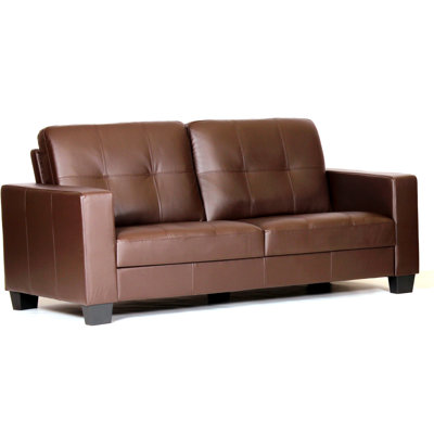 Holly Faux Leather Loveseat