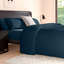 Cotton Blend Plain Dyed Duvet Cover Set with Pillowcases | Premium Polycotton Bedding for Comfort & Style-36036446-36036457