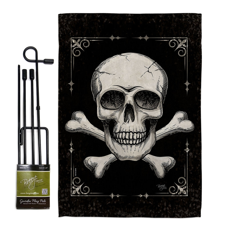 Double Sided 18.5'' H x 13'' W Polyester Flag Set