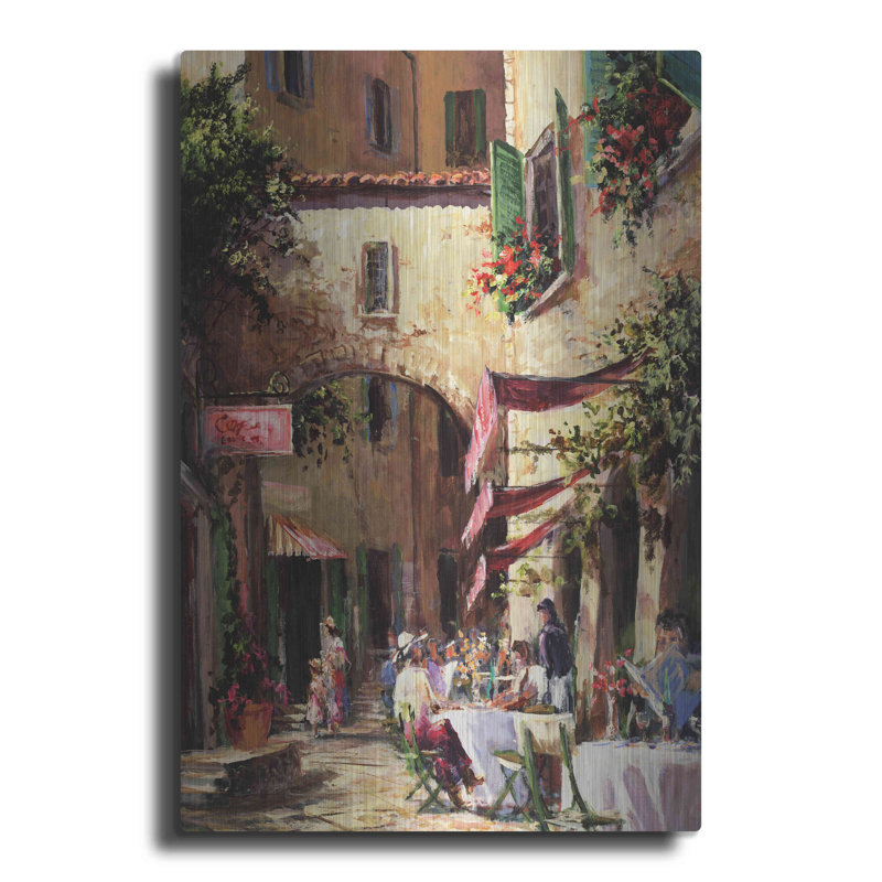 Red Barrel Studio® «Piazza» par Art Fronckowiak, H 16 po x l 24 po x P 0,13 po