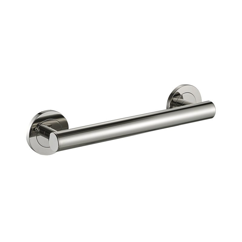 Barre d'appui en laiton conforme à l'ADA Lava - nickel poli 12 po, L 12 po, Nickel poli
