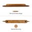 Tablettes murales flottantes en bois Sephine