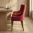 Chic Mid-Century Dining Chair Set(Set Of 2) - High Back Support, Solid Wood Frame, Bronze Accents-1431293424
